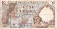 Frankreich 100 francs 100 Francs Sully - 12-10-1939 - Serial A.2601 -
