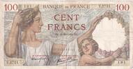 Frankreich 100 francs 100 Francs Sully - 12-10-1939 - Serial Y.2721 -