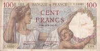 Frankreich 100 francs 100 Francs Sully - 16-08-1940 Serial C.14335 -