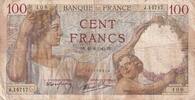 Frankreich 100 francs 100 Francs Sully - 22-08-1940 - Serial J.14717 -
