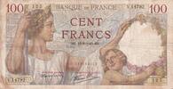 Frankreich 100 francs 100 Francs Sully - 22-08-1940 - Serial V.14792 -