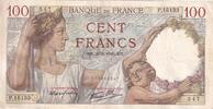 Frankreich 100 francs 100 Francs Sully - 26-09-1940 - Serial P.15133 -
