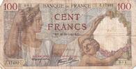 Frankreich 100 francs 100 Francs Sully - 19-12-1940 - Serial Z.17492 -