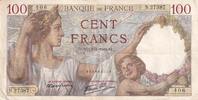 Frankreich 100 francs 100 Francs Sully - 08-01-1942 - Serial N.27387 -