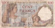 Frankreich 100 francs 100 Francs Sully - 06-02-1941 Serial A.19153 -
