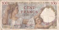 Frankreich 100 francs 100 Francs - Sully - 20-02-1941 - Serial E.19400 -
