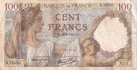 Frankreich 100 francs 100 Francs - Sully - 13-03-1941 - Serial R.19900 -