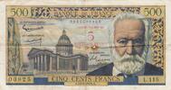 Frankreich 5 nf sur 500 francs 5 NF out of 500 Francs Victor Hugo - 12-02-1959 - Series L.115 -