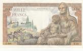 Frankreich 1000 francs 1000 Francs - Goddess Demeter - 20-06-1942 - Series E.646 -