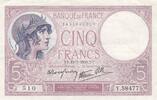 Frankreich 5 francs 5 Francs - Violet - 13-07-1939 - Series Y.58477 -