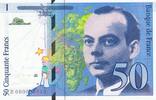 Frankreich 50 francs 50 Francs - Saint-Exupéry - 1992 - Series H.000000513 - Small number -