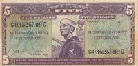USA  5 dollars - Military Certificate - 1948 - Series 681-41 III / SS