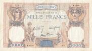 Frankreich 1000 francs 1000 Francs - Ceres and Mercury - 20-10-1938 - Series M.4546 -