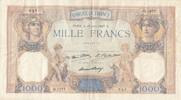 Frankreich 1000 francs 1000 Francs - Ceres and Mercury - 16-06-1932 - Series Q.1977 -