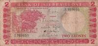 Sierra Leone 2 leones 2 Leones - Courthouse - Village - 1970 - Series B/33 -