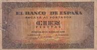 Spanien 100 pesetas 100 Pesetas - Coat of Arms of Spain - 1938 - Series C -