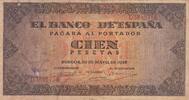 Spanien 100 pesetas 100 Pesetas - Coat of Arms of Spain - 1938 - Series D -