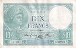 Frankreich 10 francs 10 Francs - Minerva - 21-11-1940 - Série S -