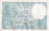 Frankreich 10 francs 10 Francs - Minerve - 21-11-1940 - Série K -