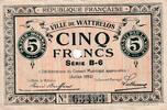 Billet Frankreich 5 francs 1915 IV / S