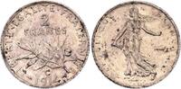 Frankreich 2 francs Pièce Frankreich 2 francs Silber 1914 C Castelsarrasin -