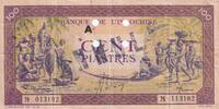 Indochina Französin 100 piastres Billet Indochina Französin 100 piastres 1942-1945 -