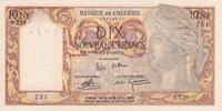 Billet Algerien 10 nf 1961 I / ST