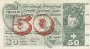 Schweiz 50 francs 50 Francs - Apple Harvesting Scene - 23-12-1965 - Serial 21N -