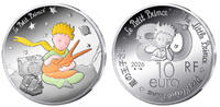Frankreich 10 euros 10 Euros - Little Prince Fox - Colorized - Silver -