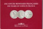 Frankreich 5 francs Coffret monnaie de Paris 3 Monnaies françaises de 5 francs - 2000 years of coins in France - 2000 -