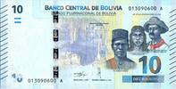 Bolivien  10 Bolivianos Bolivian Heroes - Giant humming-bird - ND (2018) I / ST