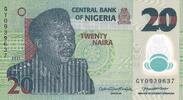 Billet Nigeria 20 naira 2021 I / ST