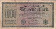 Deutschland 1000 mark Billet Deutschland 1000 mark 1922 -