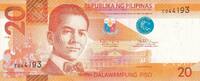 Philippinen 20 piso Billet Philippinen 20 piso 2010 -
