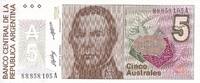 Argentinien 5 australes 1986-1987 Billet Argentinien 5 australes Jos&eacute; de... 2,00 EUR  zzgl. 15,00 EUR Versand