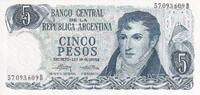 Argentinien 5 pesos 1974-1976 Billet Argentinien 5 pesos Guillermo Brown... 2,00 EUR  zzgl. 15,00 EUR Versand