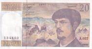Frankreich 20 francs 1990 Billet Frankreich 20 francs 1990 II / VZ 20,00 EUR  zzgl. 15,00 EUR Versand