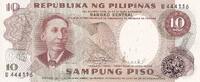 Philippinen 10 piso 1972 Billet Philippinen 10 piso 1972 I / ST 5,00 EUR  zzgl. 15,00 EUR Versand