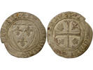 Frankreich 1 Charles VI - Blanc Guenar, 2nd Issue - 1389 / 1411 Villeneuve-Saint-André-lès-Avignon -