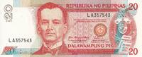 Philippinen 20 piso 2009 Billet Philippinen 20 piso 2009 I / ST 2,00 EUR  zzgl. 15,00 EUR Versand