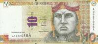 Peru 10 nuevos soles 2009 Billet Peru 10 nuevos soles 2009 I / ST 8,00 EUR  zzgl. 15,00 EUR Versand