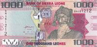 Sierra Leone 1000 leones 2010 Billet Sierra Leone 1000 leones 2010 I / ST 3,00 EUR  zzgl. 15,00 EUR Versand