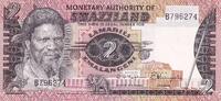 Swasiland 2 emalangeni 1974 Billet Swasiland 2 emalangeni 1974 I / ST 10,00 EUR  zzgl. 15,00 EUR Versand