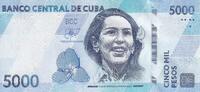 Kuba 5000 peso Billet Kuba 5000 peso 2026 -