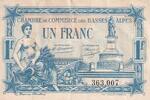 Billet Frankreich 1 franc 1917 IV / S