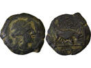 Griechenland (Gallien) 1 Bronze with Bull, Palm - 130 / 121 BC -