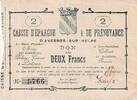 Frankreich 2 francs Billet Frankreich 2 francs 1914-1918 -