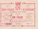 Frankreich 2 francs Billet Frankreich 2 francs 1914-1918 -