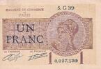 Frankreich 1 franc Billet Frankreich 1 franc 1920 -