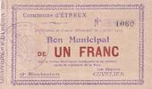 Frankreich 1 franc 1915 Billet Frankreich 1 franc 1915 III / SS 10,00 EUR  zzgl. 15,00 EUR Versand